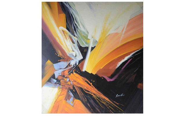 Abstract - (Oil Painting on Canvas Gallery Wrap Ready to Hang)