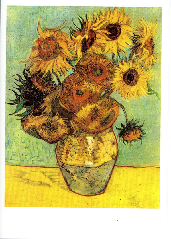Sunflowers, 1888 by Vincent Van Gogh - 5 X 7 Inches (Greeting Card)
