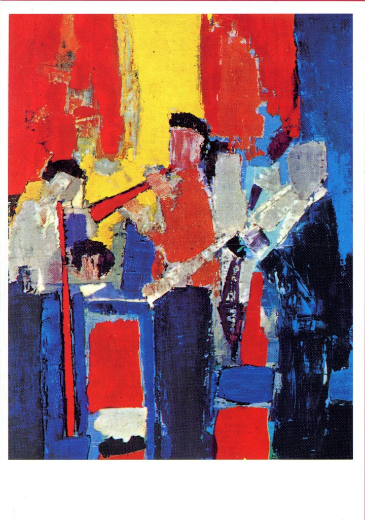 The Musicians, 1952 by Nicolas De Staël - 5 X 7 Inches (Greeting Card)