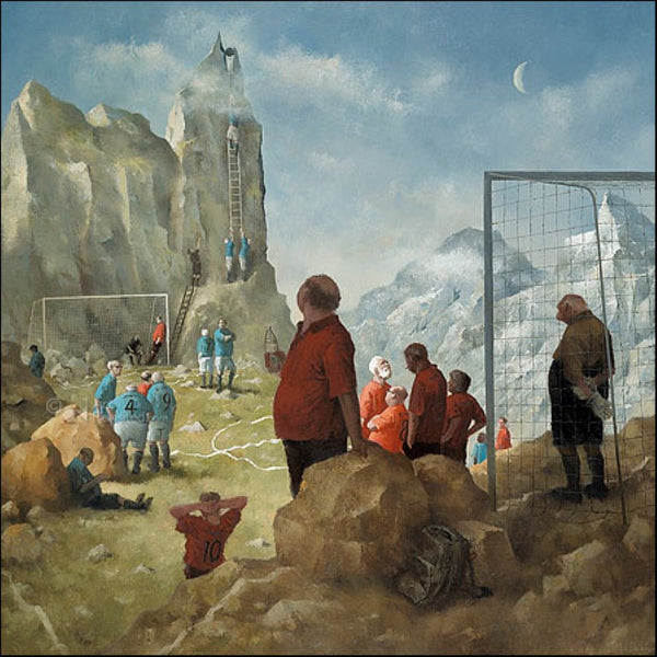 Highest Flight by Marius van Dokkum - 6 X 6" (Greeting Card)