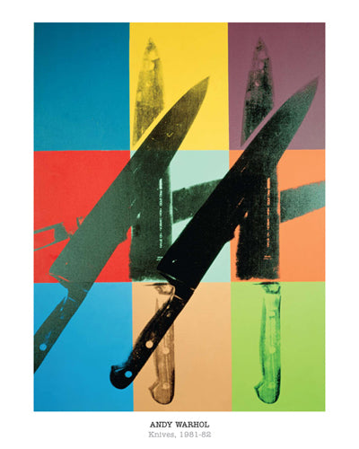Knives, 1981-82 by Andy Warhol - 16 X 20 Inches (Art Print)