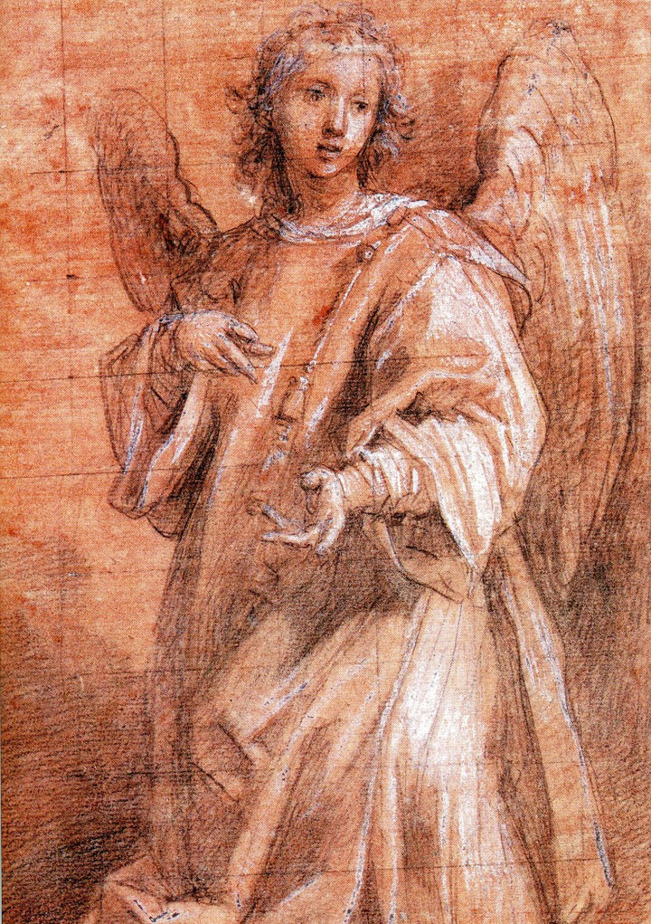 Angel Dressed As A Deacon, 1684-1764 by Marco Benefial - 5 X 7" (Greeting Card)