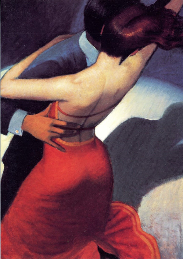 Salsa Dancers by Bill Brauer - 5 X 7 Inches (Greeting Card)