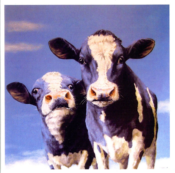Just the Two of Us by Geke Hoogstins - 6 X 6" (Greeting Card)