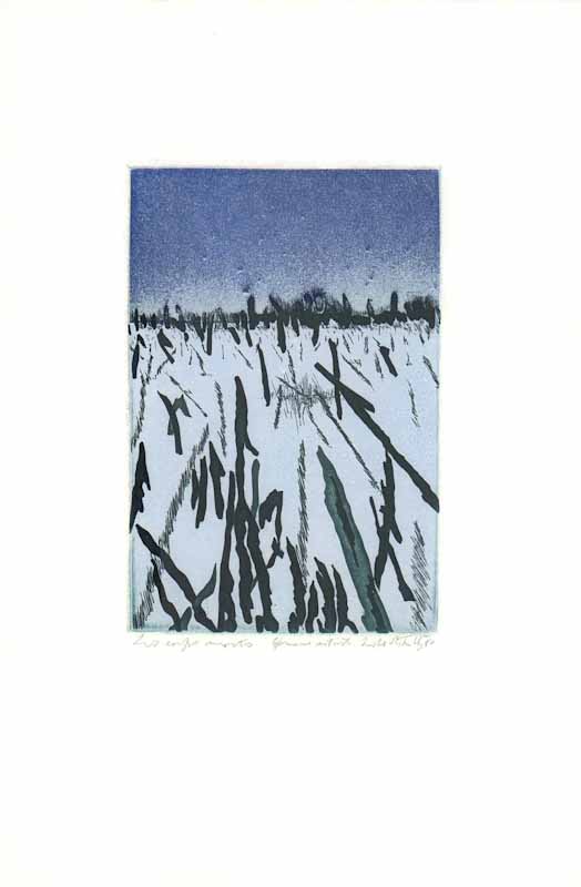 Les Corps Morts, 1980 by Michel Thomas Tremblay - 7.5 X 11 Inches (Etching Titled, Numbered & Signed) E.A