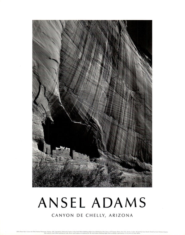 Canyon de Chelly, Arizona, 1942 by Ansel Adams - 16 X 20 Inches (Art Print)