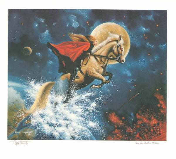 Vers les Etoiles by Michel Turgeon - 15 X 17 Inches (Lithography Numbered & Signed) 73/250