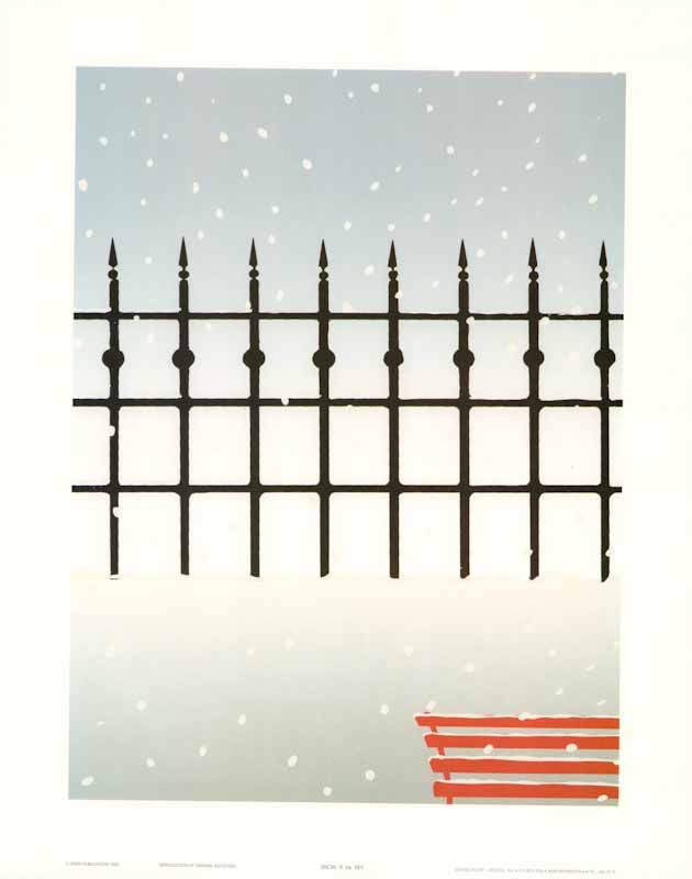 Snow III by Key - 16 X 20 Inches (Offset Lithograph Fine Art Print)