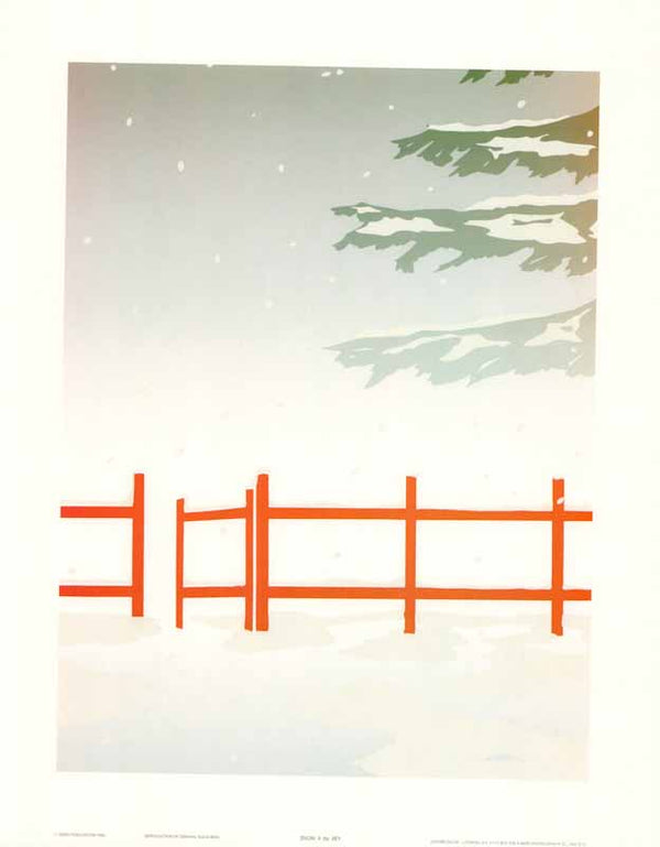 Snow II by Key - 16 X 20 Inches (Offset Lithograph Fine Art Print)