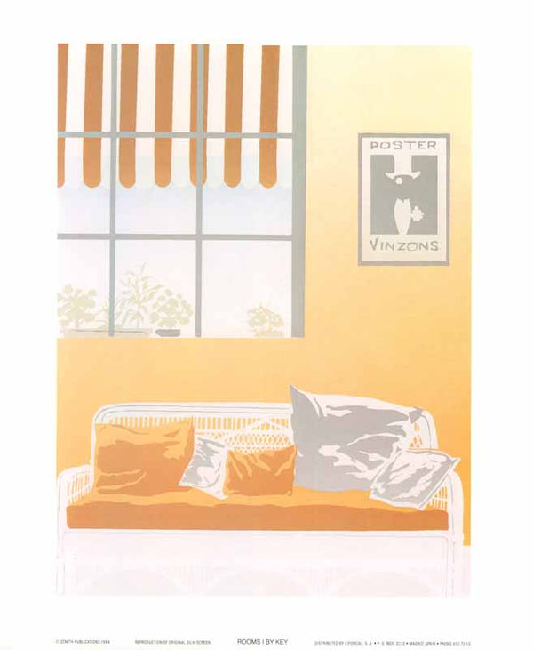 Rooms I by Key - 10 X 12 Inches (Offset Lithograph Fine Art Print)