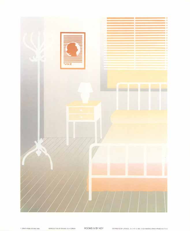 Rooms IV by Key - 10 X 12 Inches (Offset Lithograph Fine Art Print)
