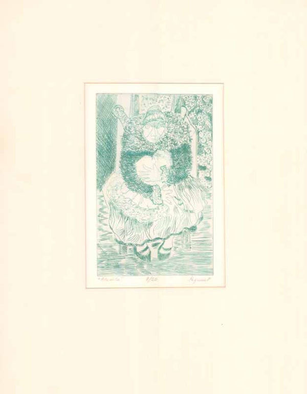 Actualita by Maria Senoret - 11 X 15 Inches (Etching Titled, Numbered & Signed) 8/20
