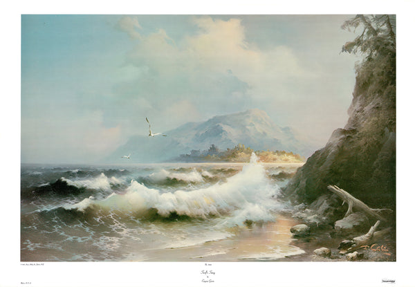 Surf's Song, 1981 by Eugene Garin - 28 X 40 Inches (Art Print)