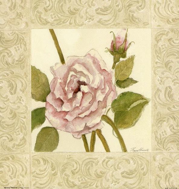 Windsor Rose III by Peggy Abrams - 9 X 9 Inches (Art print)