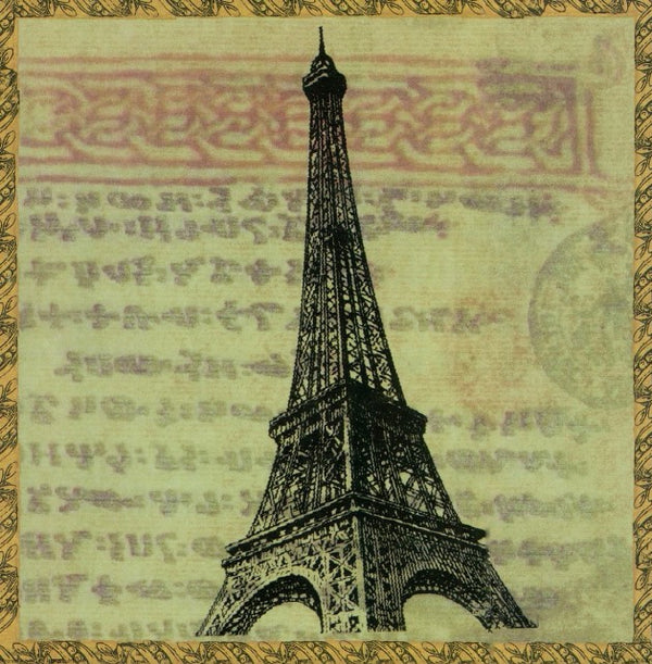French Travels I by Ricki Mountain - 9 X 9 Inches (Art print)