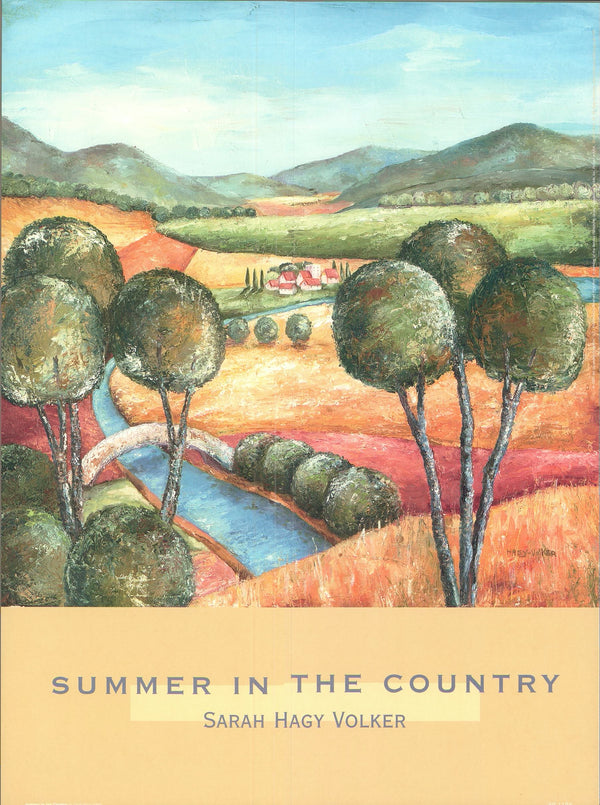 Summer in the Country by Sarah Hagy Volker - 12 X 16 Inches (Art Print)