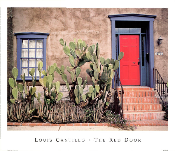 The Red Door by Louis Cantillo - 15 X 18 Inches (Art Print)