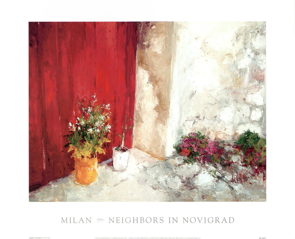 Neighbors in Novigrad by Henrietta Milan - 16 X 20 Inches (Art Print)