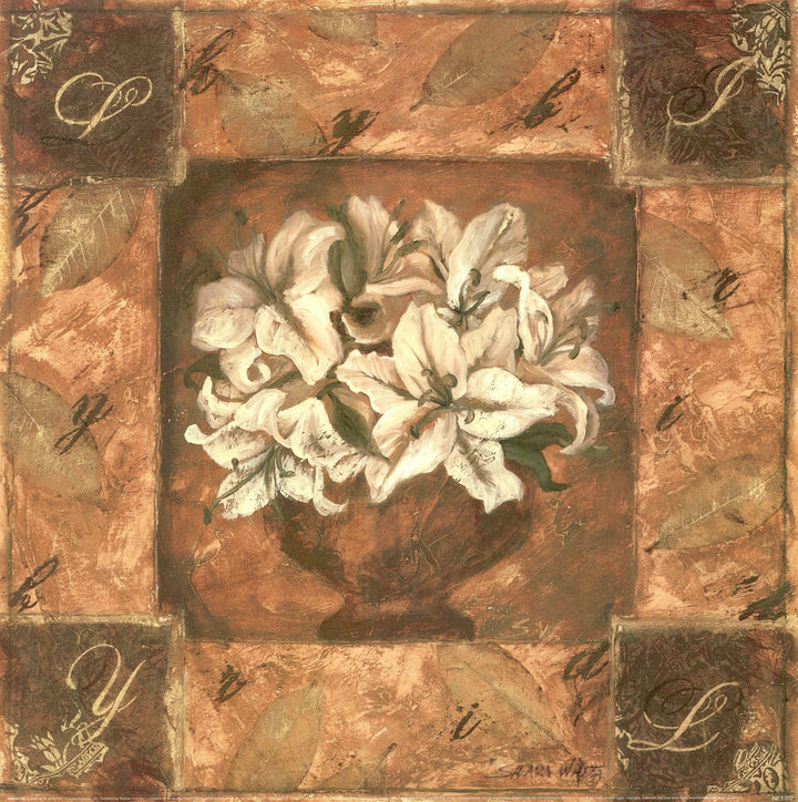 Hybrid Lily by Shari White - 18 X 18 Inches (Art Print)