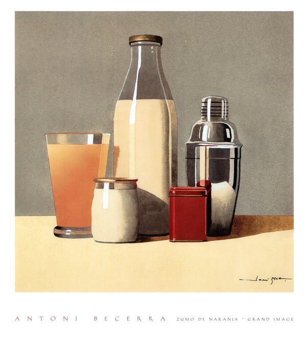 Orange juice by Antoni Becerra - 18 X 20 Inches (Art print)