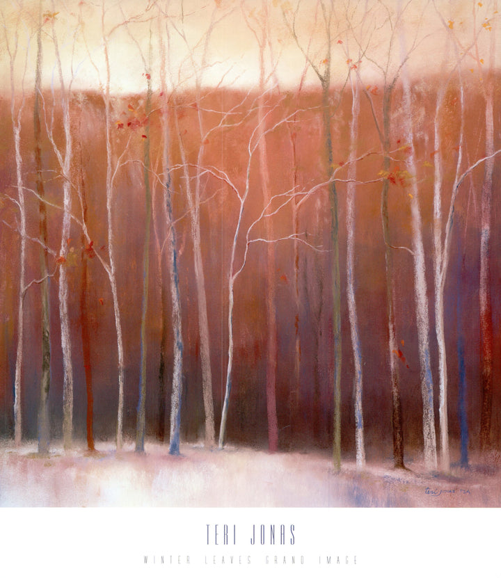 Winter Leaves by Teri Jonas - 20 X 23  Inches (Art Print)