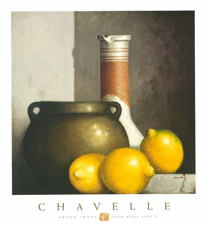 Lyon Still Life I by Rene Chavelle - 28 X 30 Inches (Art Print)