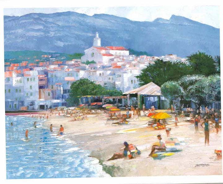 Along the Costa Brava by Howard Behrens - 24 X 30 Inches (Art Print)