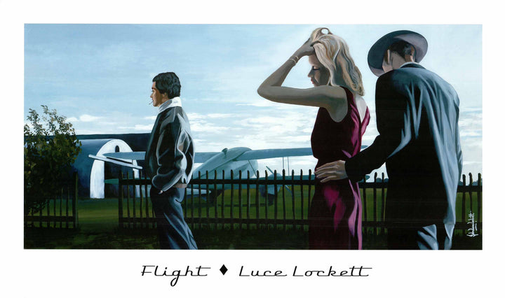 Flight by Luce Lockett - 24 X 40 Inches (Art Print)