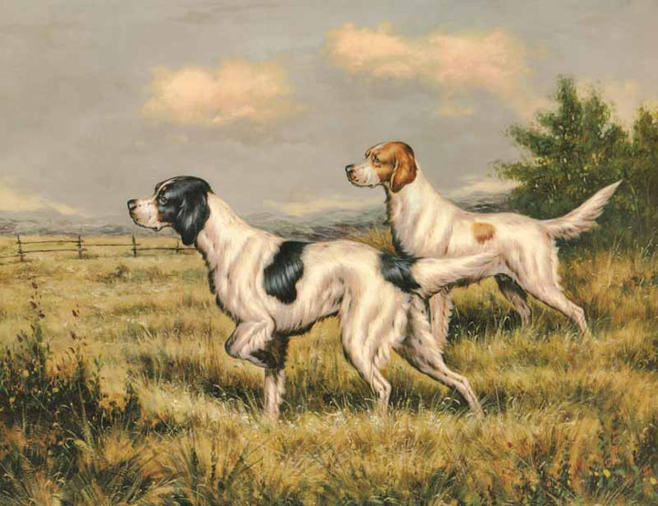 Bird Dogs by Cj Frank - 22 X 28 Inches (Art Print)