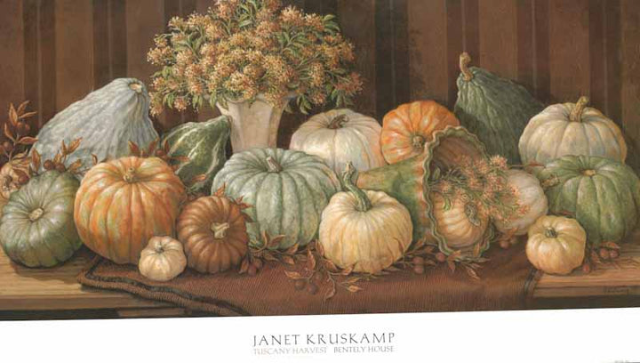 Tuscany Harvest by Janet Kruskamp - 21 X 36 Inches (Art Print)