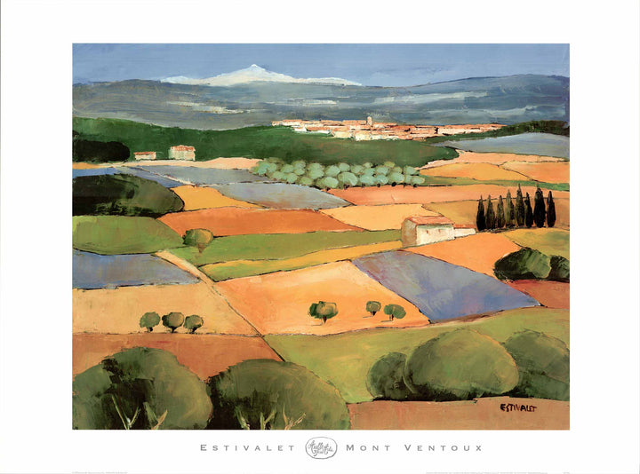 Mont Ventoux by Elisabeth Estivalet - 27 X 36 Inches (Art Print)