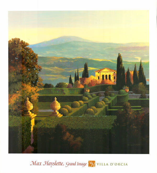 Villa D'Orcia by Max Hayslette - 40 X 44 Inches (Art Print)