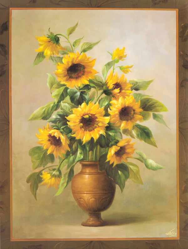 Sunflower in Bronze I by Welby - 36 X 48 Inches (Art Print)