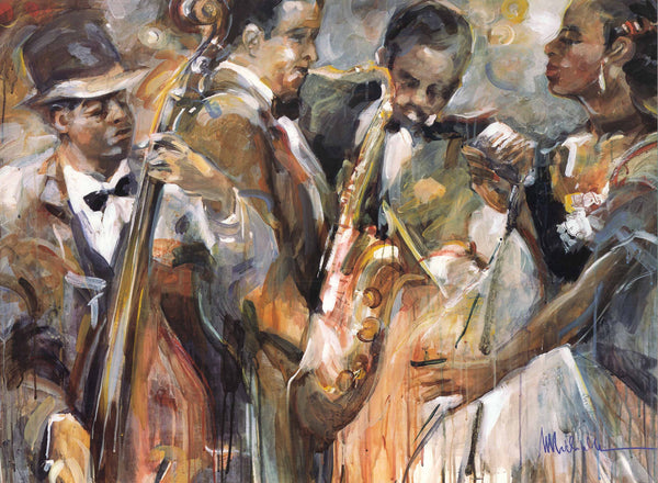 All About Jazz II by Marysia - 30 X 40 Inches (Art Print)