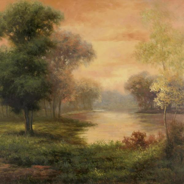 Twilight by Pierre - 30 X 30 Inches (Art Print)