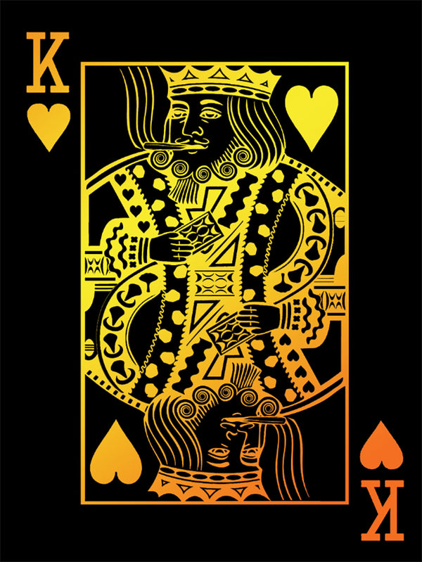 King of Hearts by Artistica Fine Art - 24 X 32 Inches (Art Print)