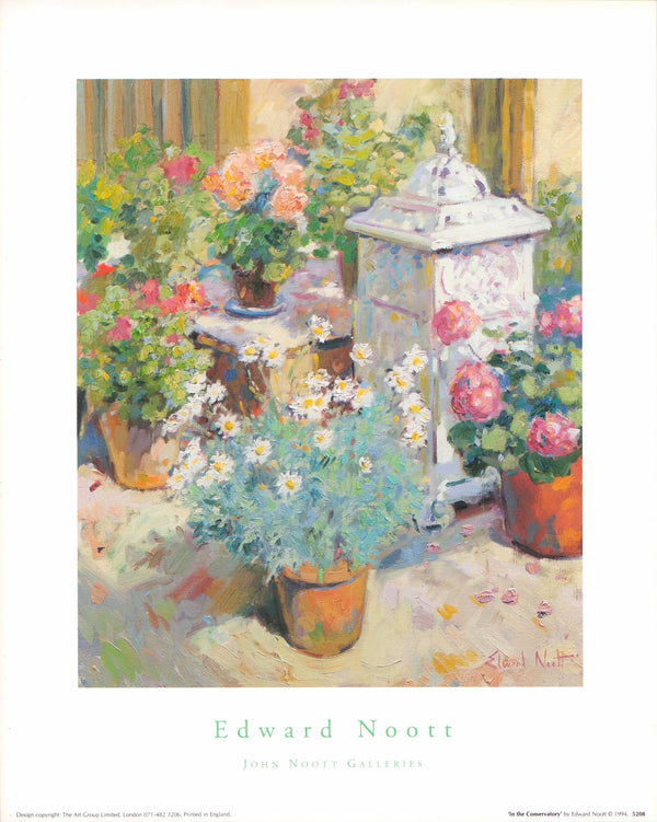 In the Conservatory by Edward Noott - 10 X 12 Inches (Art Print)