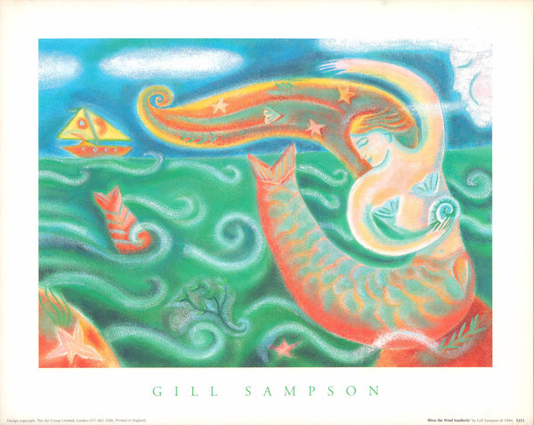Blow the Wind Southerly by Gill Sampson - 10 X 12 Inches (Art Print)