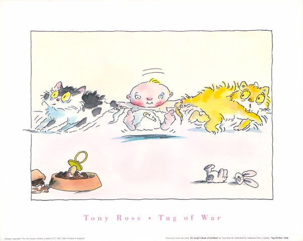 Tug of War by Tony Ross - 10 X 12 Inches (Art Print)