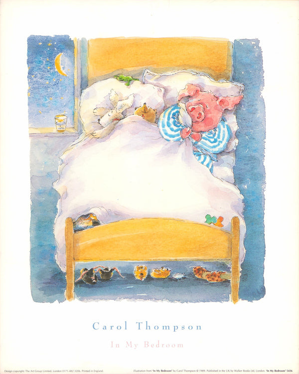 In My Bedroom, 1989 by Carol Thompson - 10 X 12 Inches (Art Print)