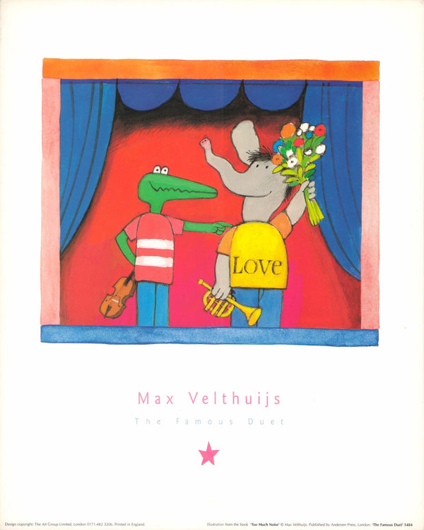 The Famous Duet by Max Velthuijs - 10 X 12 Inches (Art Print)