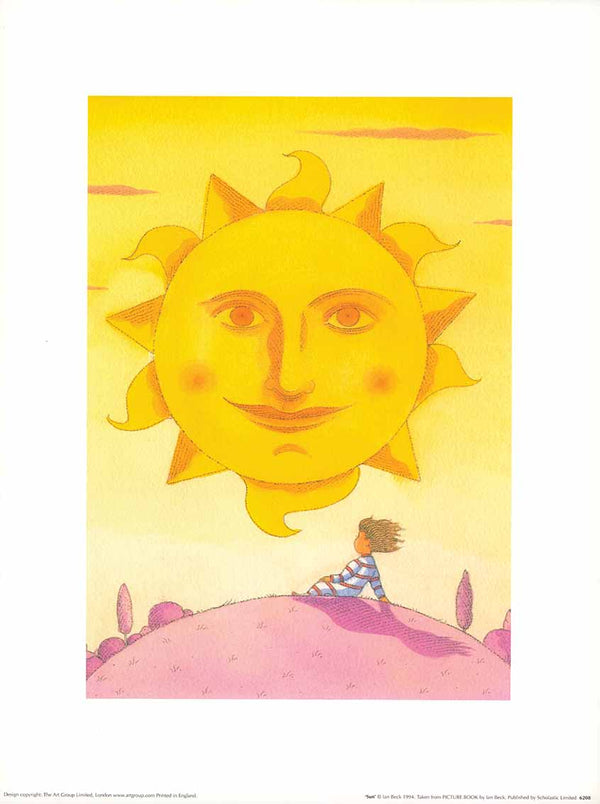 Sun, 1994 by Ian Beck - 12 X 16 Inches (Art Print)