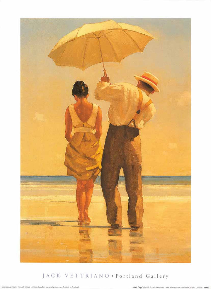 Mad Dogs by Jack Vettriano - 12 X 16 Inches (Art Print)
