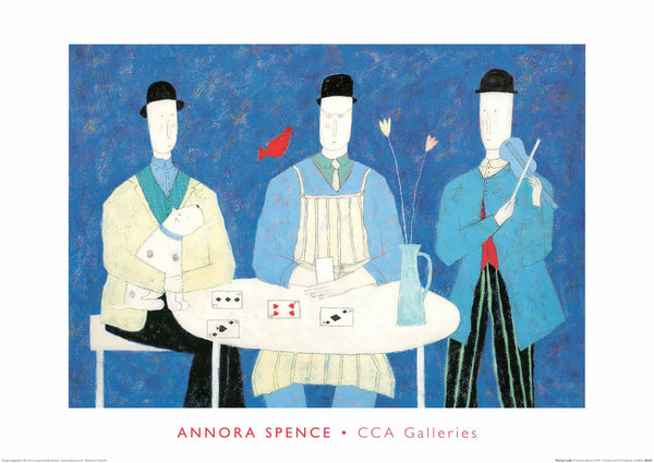 Playing Cards, 1999 by Annora Spence - 20 X 28 Inches (Art Print)