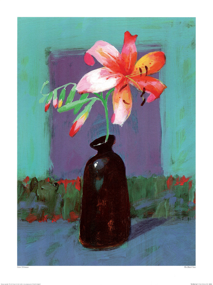 The Black Vase by Peter Wileman - 24 X 32 Inches (Art Print)