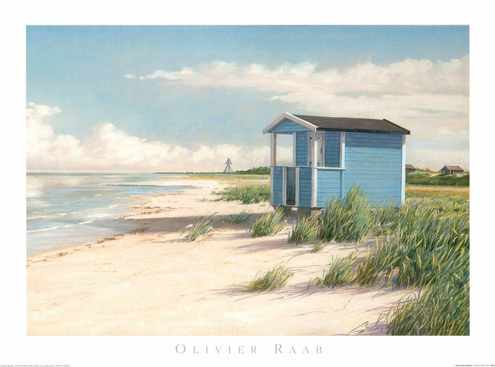 Beach Hut in Skanoï by Olivier Raab - 24 X 32 Inches (Art Print)