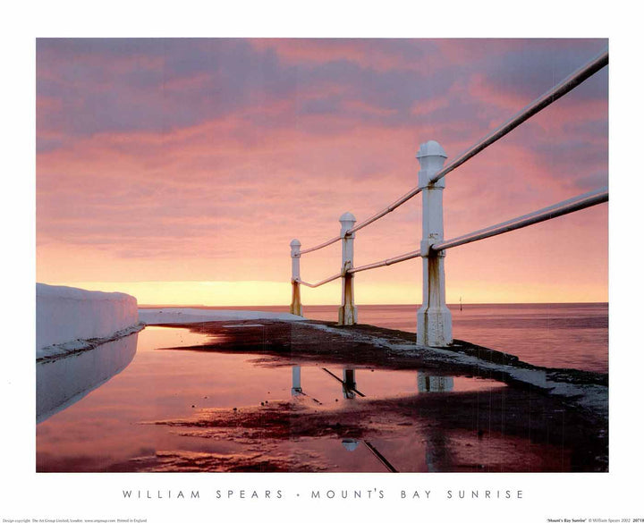 Mount's Bay Sunrise by William Spears - 16 X 20 inches (Art Print)