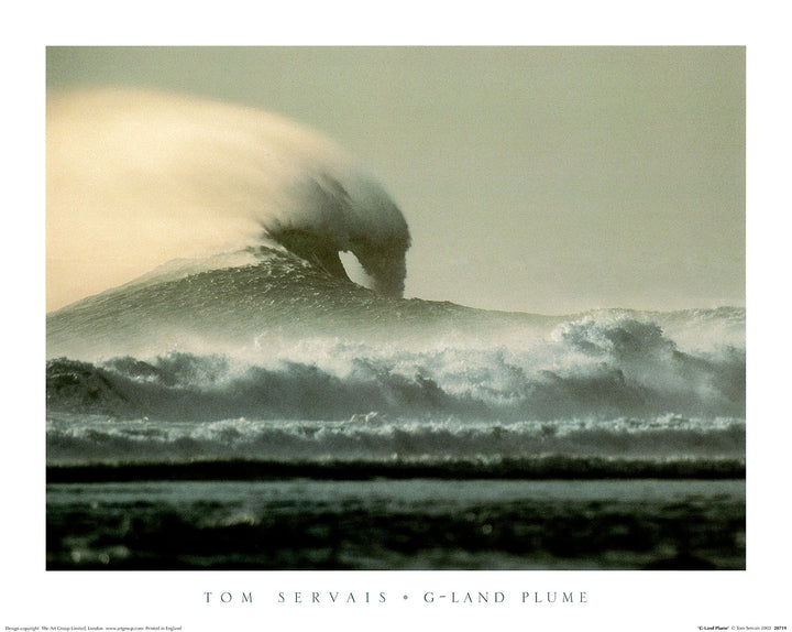 G-Land Plume by Tom Servais - 16 X 20 Inches (Art Print)