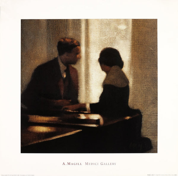 Prelude to a Kiss by Anne Magill - 24 X 24 Inches (Art Print)