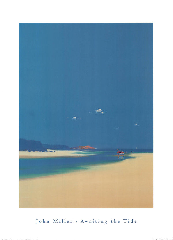 Awaiting the Tide by John Miller - 20 X 28 Inches (Art Print)